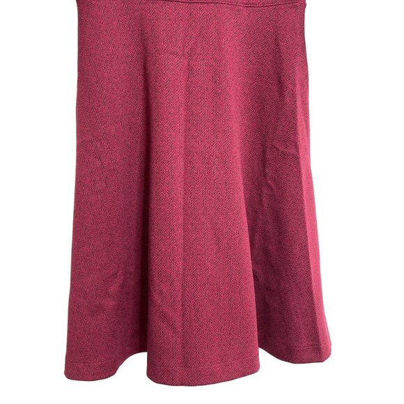 Lands End Fit & Flare Red Knit Skater Dress XXS Work Casual - Picture 7 of 8